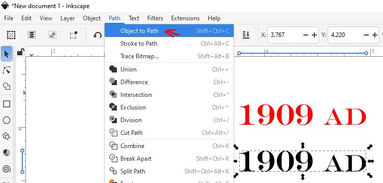 Convert Object to Path