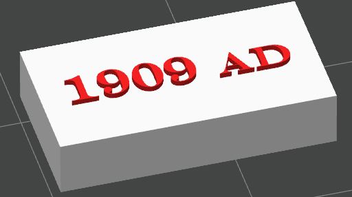 Cornerstone Raised Text